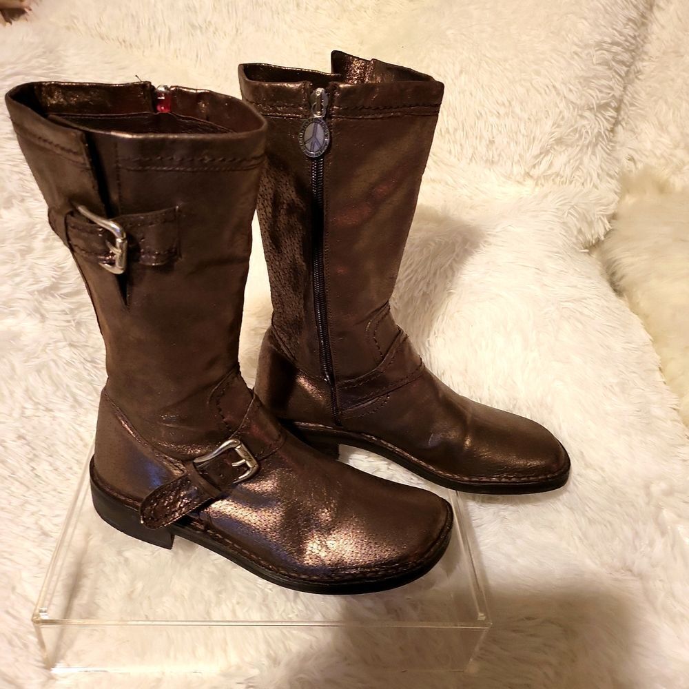 Nib Donald J Pliner Boots Size9 Pewter Note These… - image 2